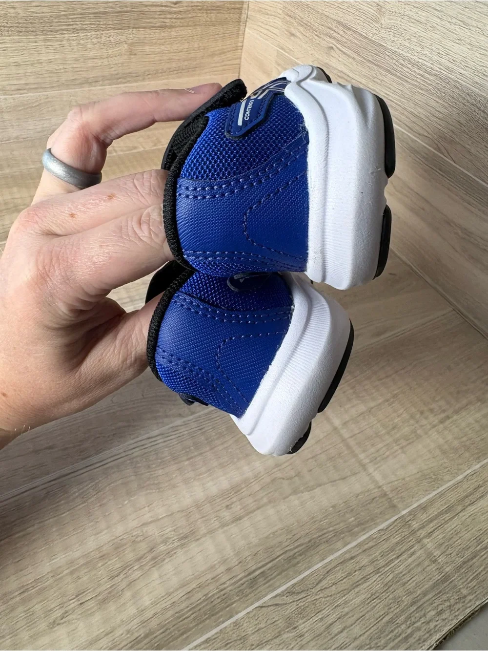 ASICS Kid's Contend 9 Toddler Running Shoes K4 Blue Strap